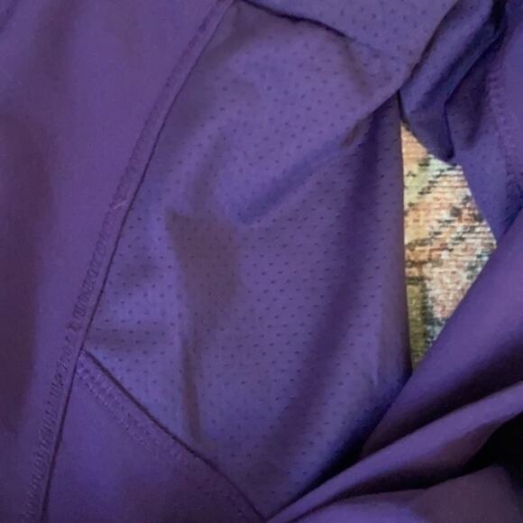 Lightweight Purple Pullover Active Jacket w/ Partial Zip and Hood - Small - Picture 5 of 5